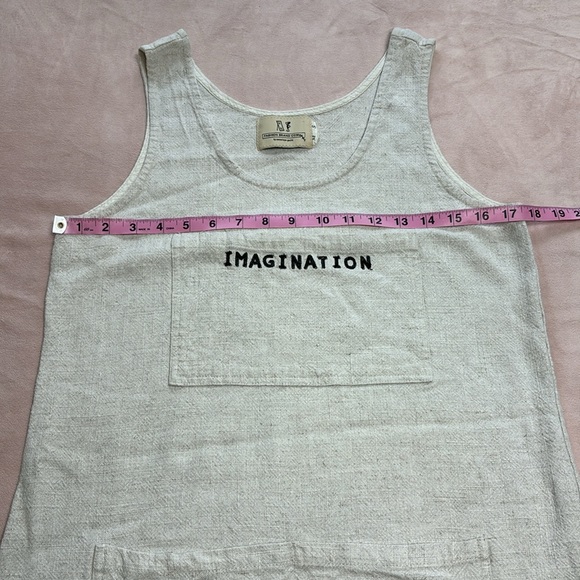 Fashion Brand Company Artist's Toolbox Linen Shift Dress Size S/M - Picture 8 of 12